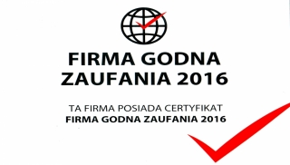 Certyfikat Firma Godna Zaufania